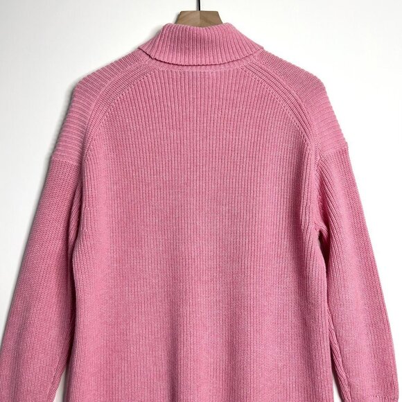 J. CREW Ribbed Cotton-Blend Relaxed Turtleneck Sweater - Picture 6 of 7